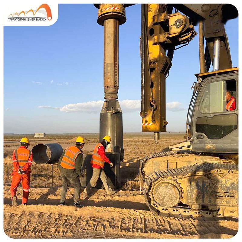 ГАШУУНСУХАЙТ–ГАНЦМОД БООМТЫН ХИЛ ДАМНАСАН ТӨМӨР ЗАМЫН ТӨСЛИЙН БАРИЛГА УГСРАЛТЫН АЖЛЫН ЯВЦ