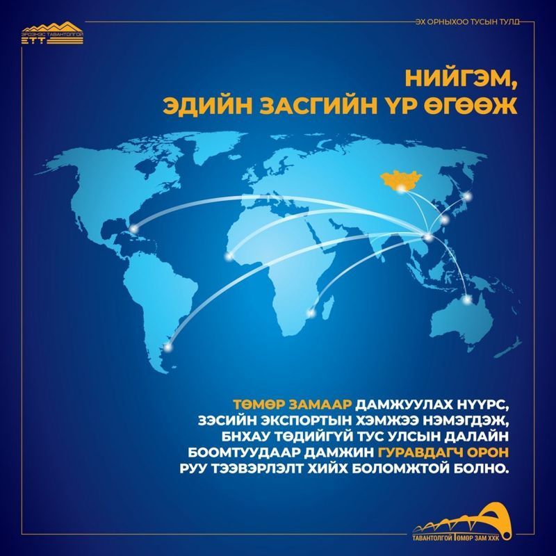 НИЙГЭМ, ЭДИЙН ЗАСГИЙН ҮР ӨГӨӨЖ