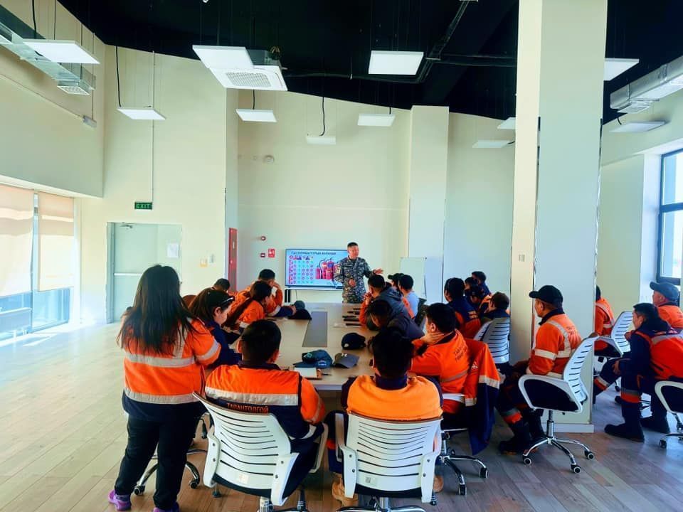 “ТАВАНТОЛГОЙ” ӨРТӨӨНД ГАЛЫН АЮУЛГҮЙ БАЙДЛЫН ДАДЛАГА СУРГУУЛИЛТ ЗОХИОН БАЙГУУЛЛАА