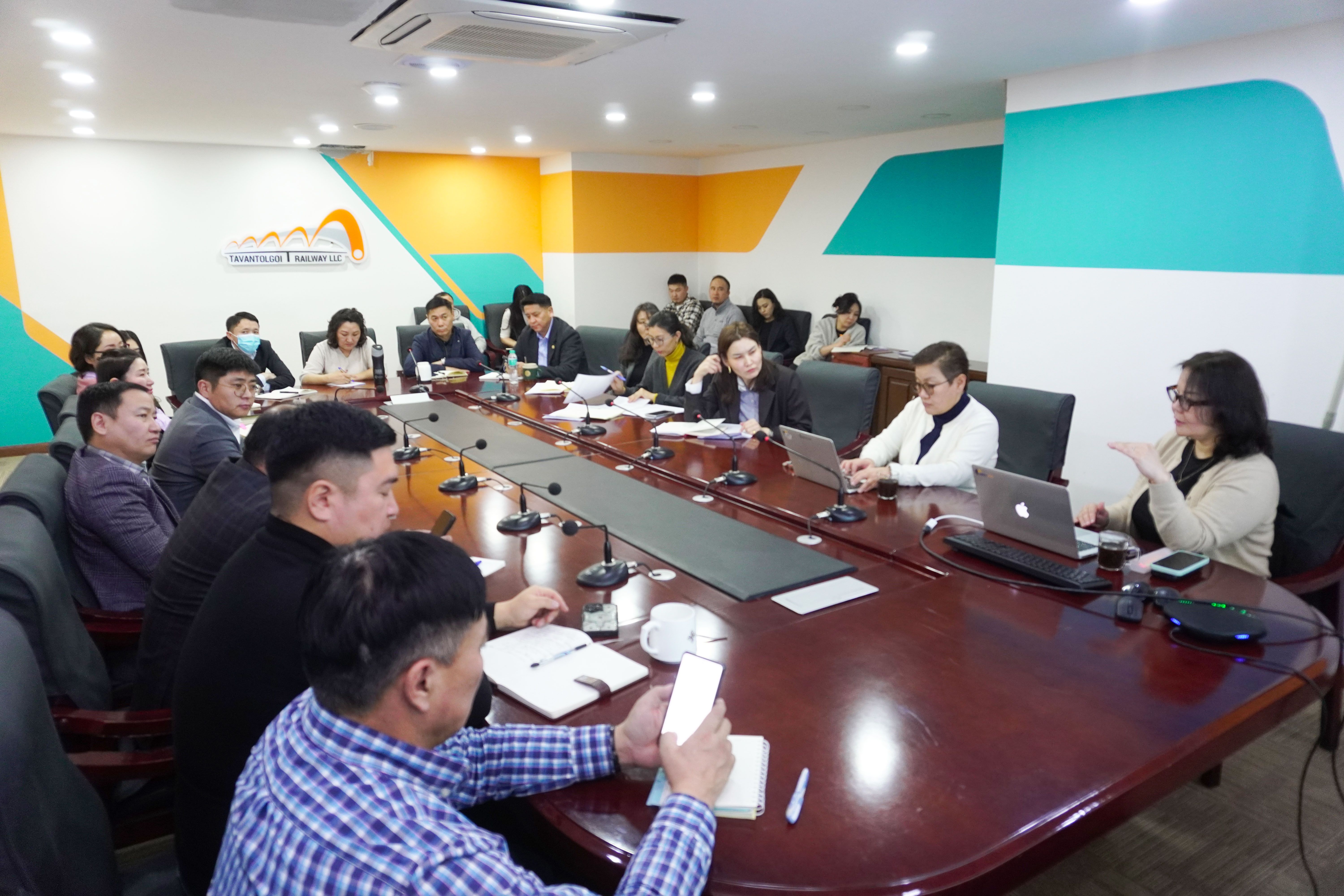 ГАШУУНСУХАЙТ-ГАНЦМОД БООМТЫН ХИЛ ДАМНАСАН ТӨМӨР ЗАМД ЧАНАРЫН МЕНЕЖМЕНТИЙН ТОГТОЛЦООНЫ ISO 9001:2016 СТАНДАРТЫГ НЭВТРҮҮЛЭХ АЖИЛ ЭХЭЛЛЭЭ